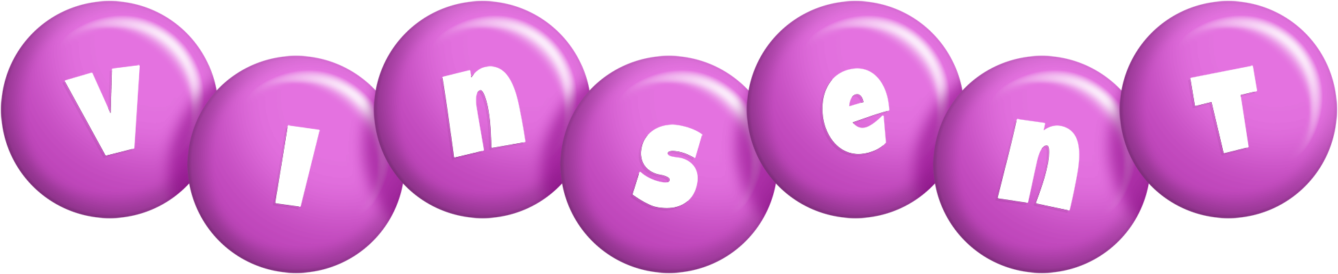 Vinsent candy-purple logo