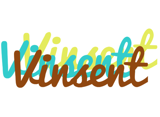Vinsent cupcake logo