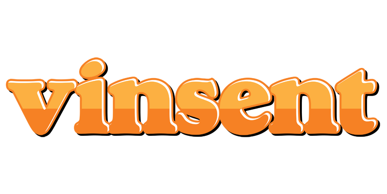 Vinsent orange logo