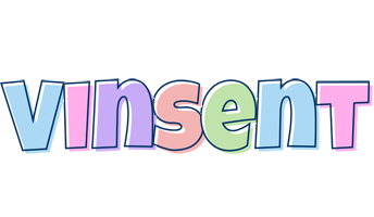 Vinsent pastel logo