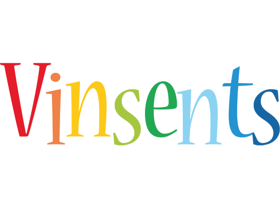 Vinsents birthday logo