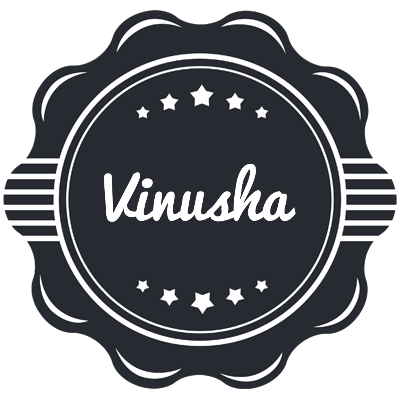 Vinusha badge logo