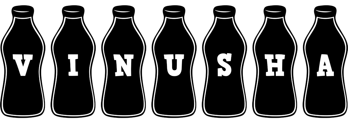 Vinusha bottle logo