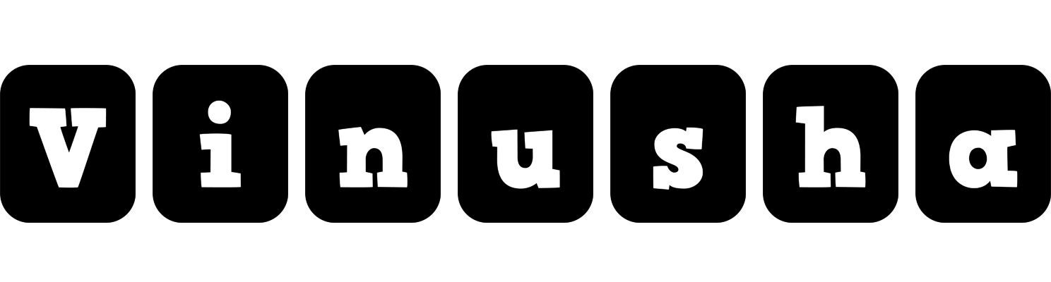 Vinusha box logo