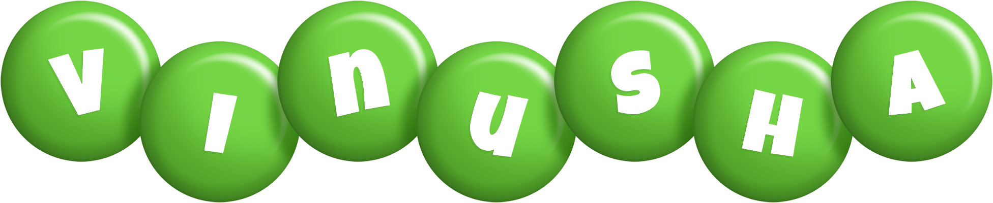Vinusha candy-green logo