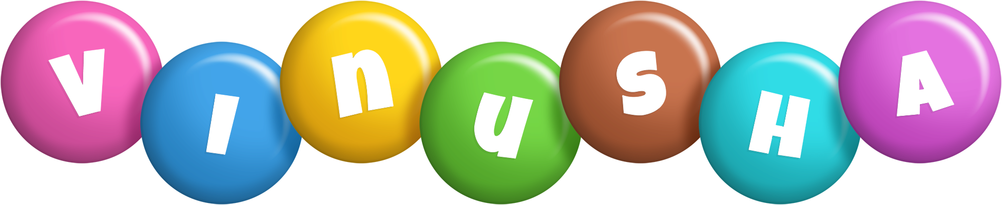 Vinusha candy logo