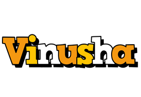 Vinusha cartoon logo