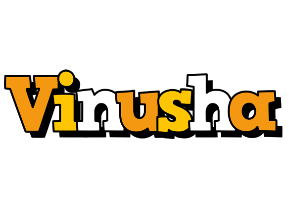 Vinusha cartoon logo