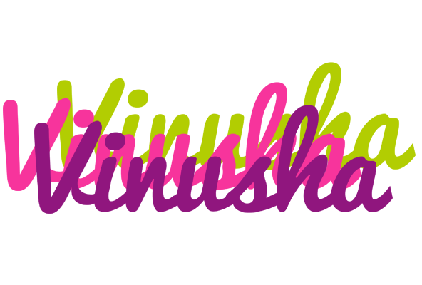 Vinusha flowers logo