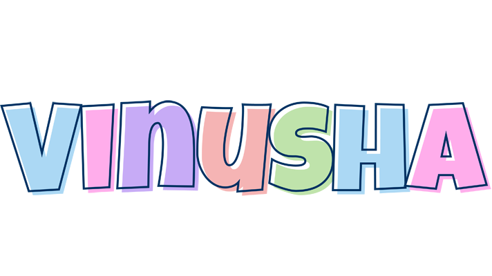 Vinusha pastel logo