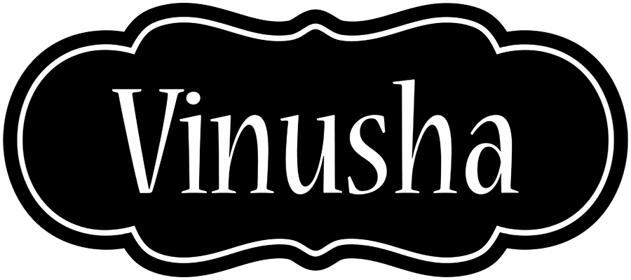 Vinusha welcome logo