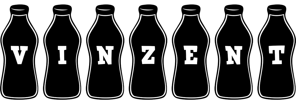 Vinzent bottle logo