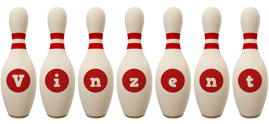 Vinzent bowling-pin logo