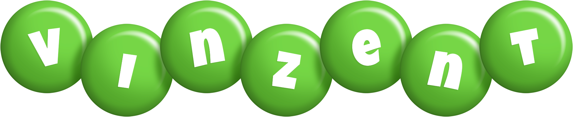 Vinzent candy-green logo
