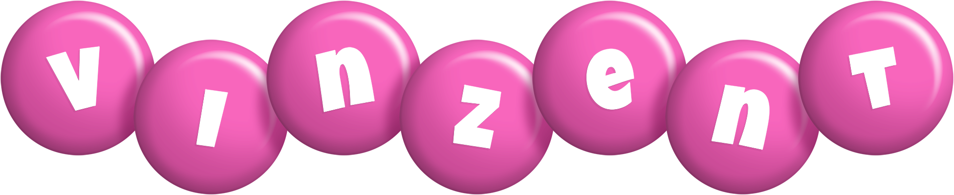 Vinzent candy-pink logo