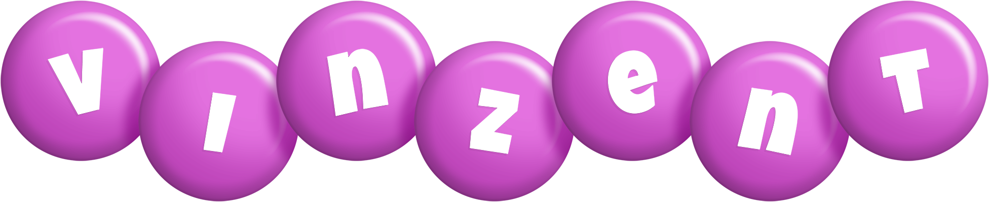 Vinzent candy-purple logo
