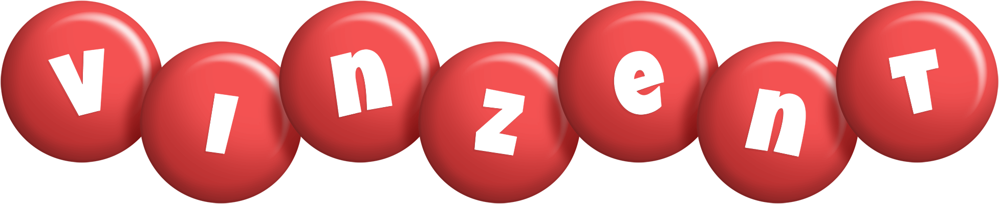 Vinzent candy-red logo