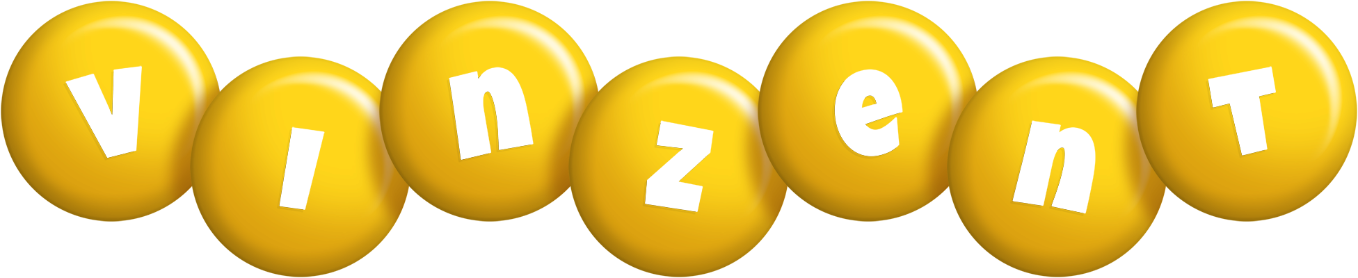 Vinzent candy-yellow logo