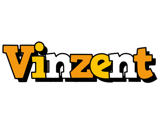 Vinzent cartoon logo