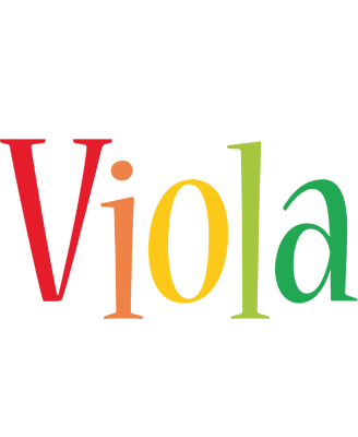 Viola birthday logo