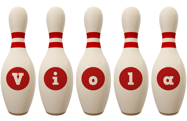 Viola bowling-pin logo