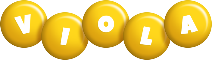 Viola candy-yellow logo
