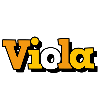Viola cartoon logo