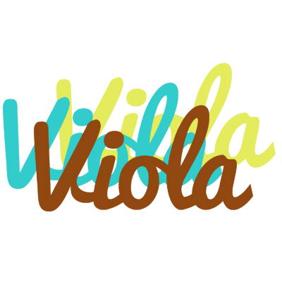 Viola cupcake logo