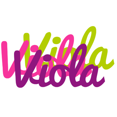 Viola flowers logo