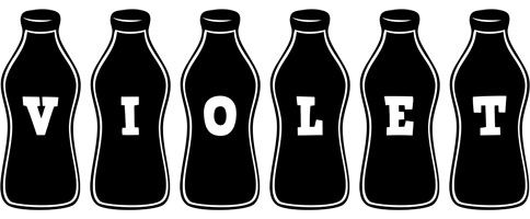 Violet bottle logo