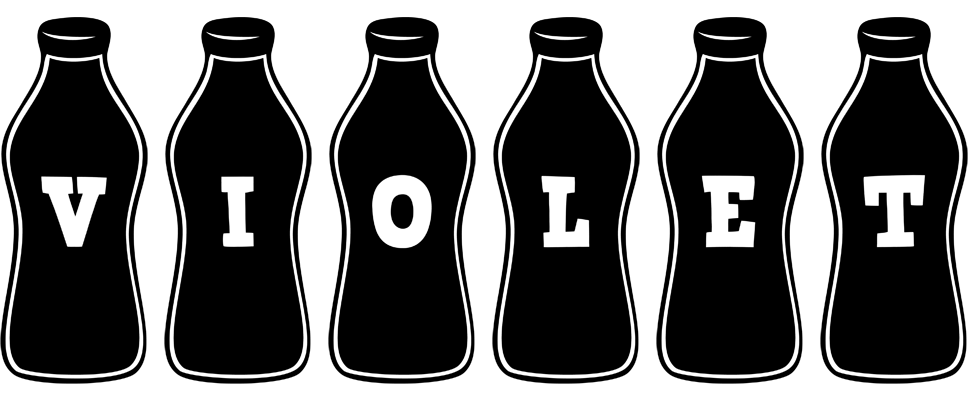 Violet bottle logo
