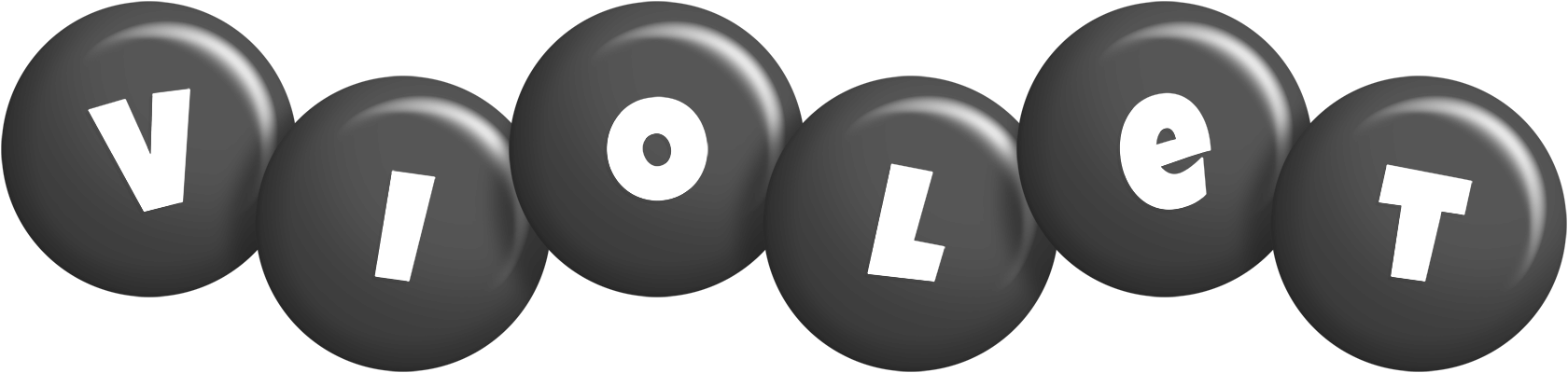 Violet candy-black logo