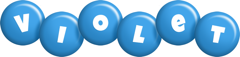 Violet candy-blue logo