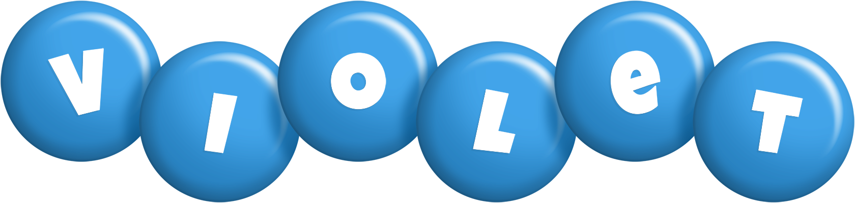 Violet candy-blue logo