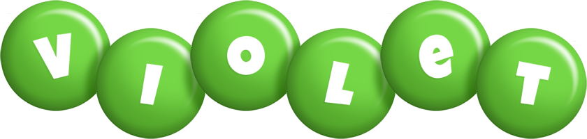 Violet candy-green logo