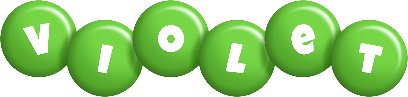 Violet candy-green logo