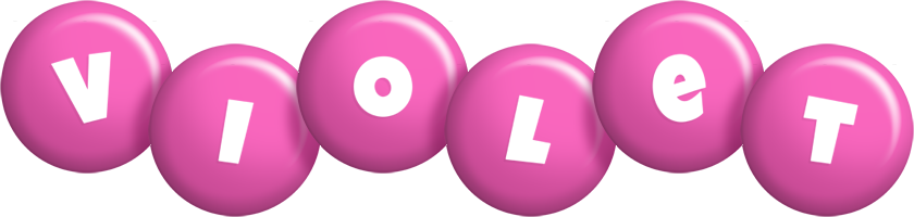Violet candy-pink logo