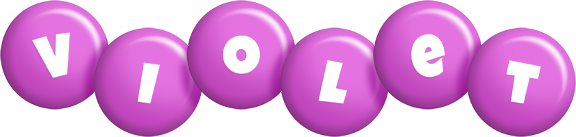 Violet candy-purple logo