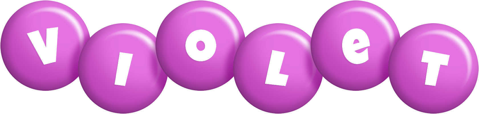 Violet candy-purple logo