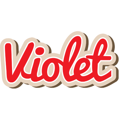 Violet chocolate logo