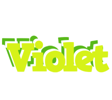 Violet citrus logo