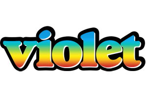 Violet color logo