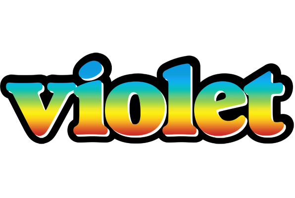Violet color logo