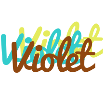 Violet cupcake logo