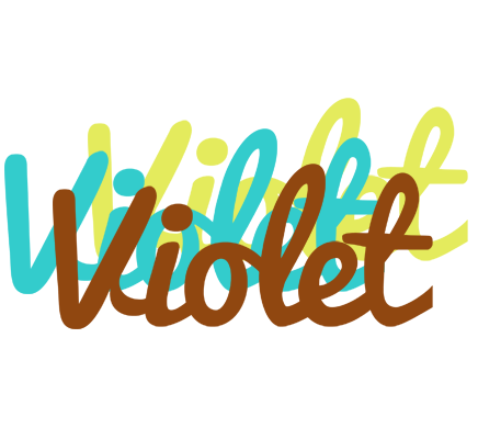 Violet cupcake logo