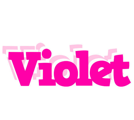 Violet dancing logo
