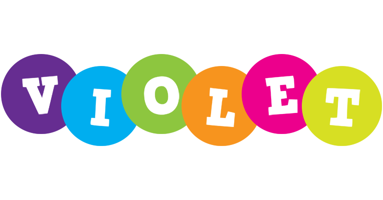 Violet happy logo
