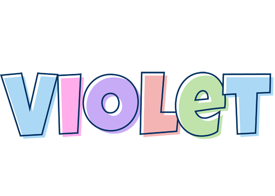Violet pastel logo