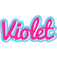 Violet popstar logo