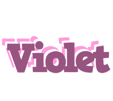 Violet relaxing logo